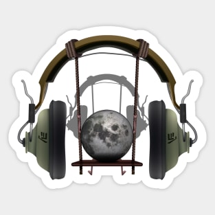 Moon Light Swinger Sticker